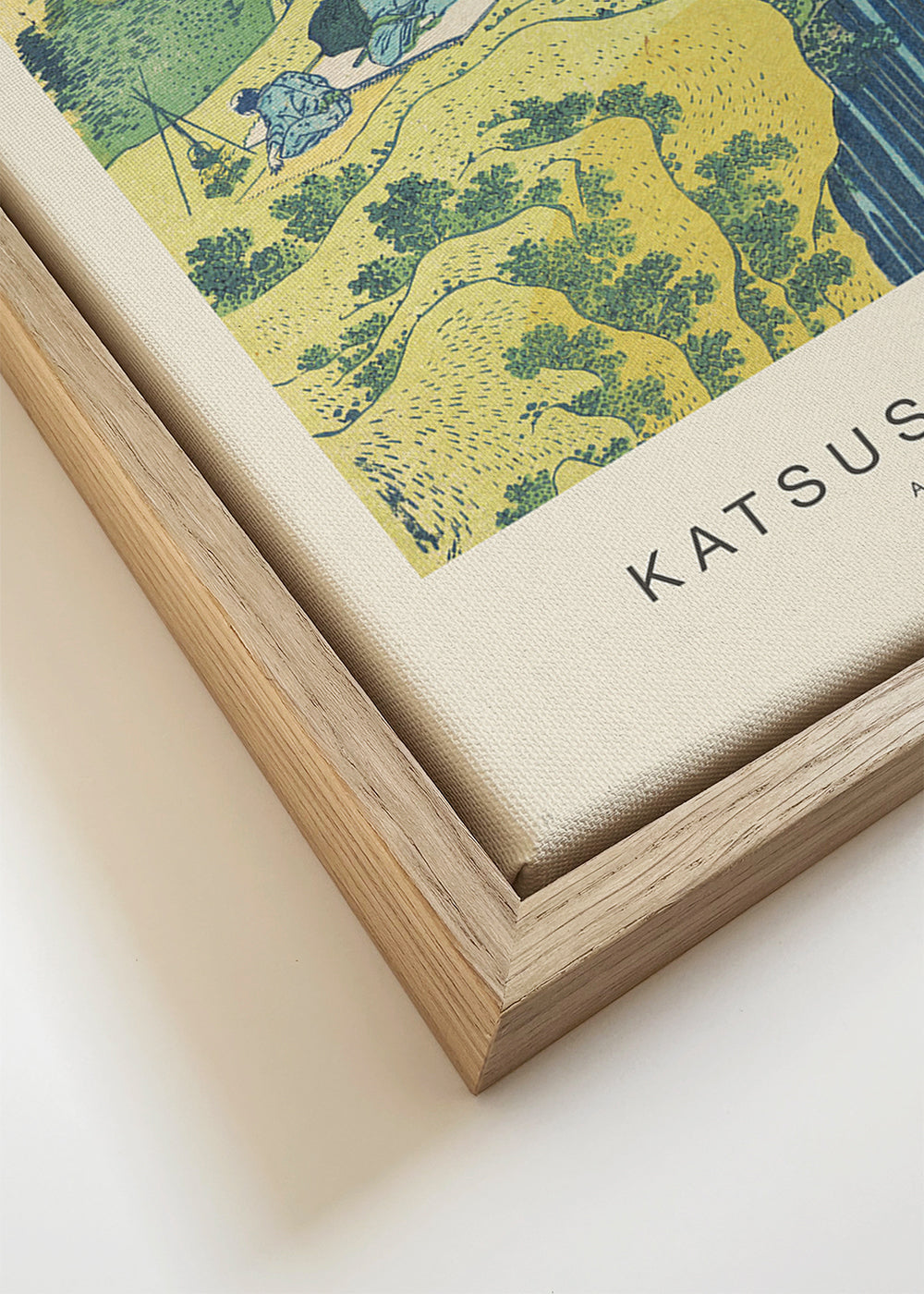 Quadro paisagístico: Cachoeira Amida de Hokusai