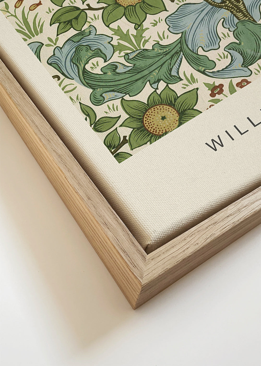 Estampa botânica William Morris padrão floral