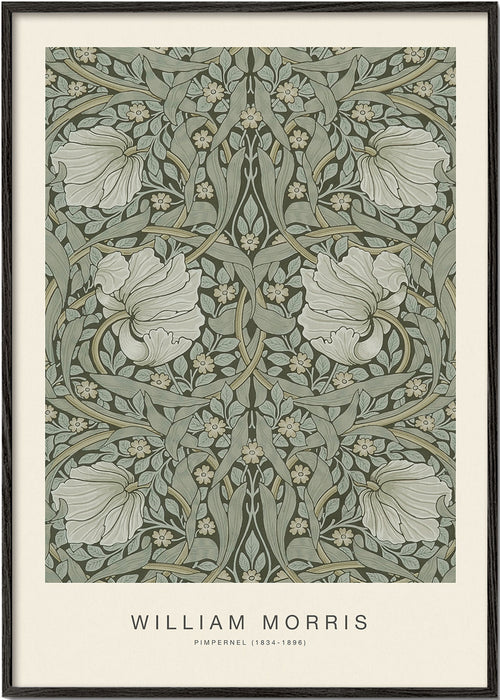 Estampa botânica Pimpernel William Morris