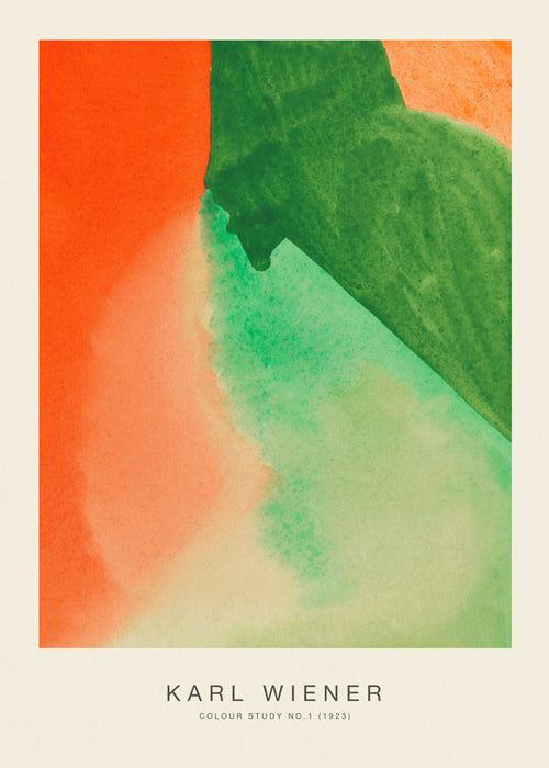 Arte vintage: estudo de cor em aquarela
