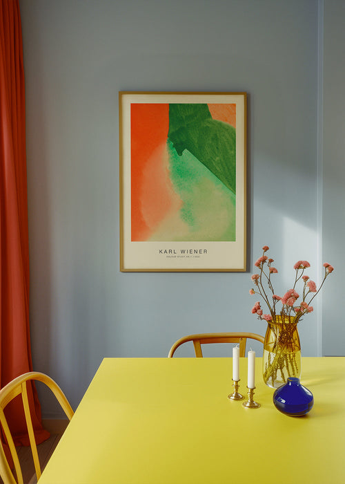 Arte vintage: estudo de cor em aquarela