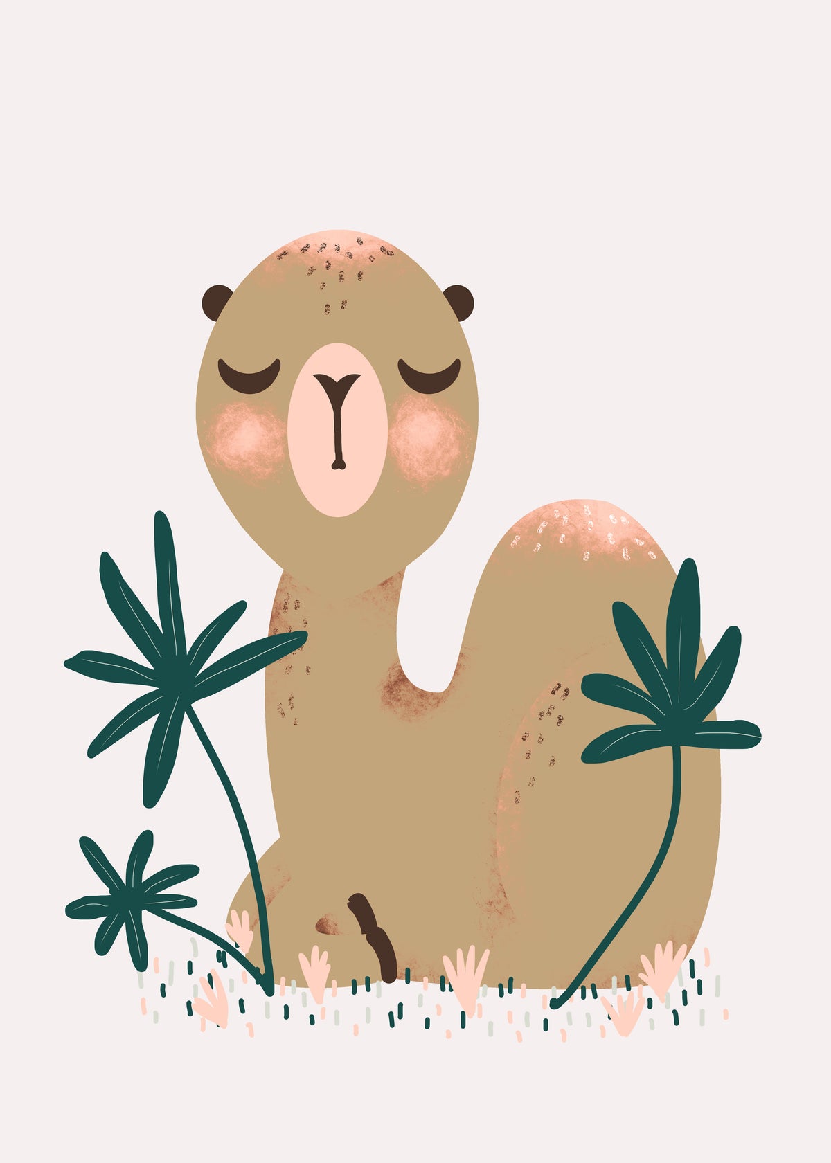 Animignons - the Camel - Unframed art print