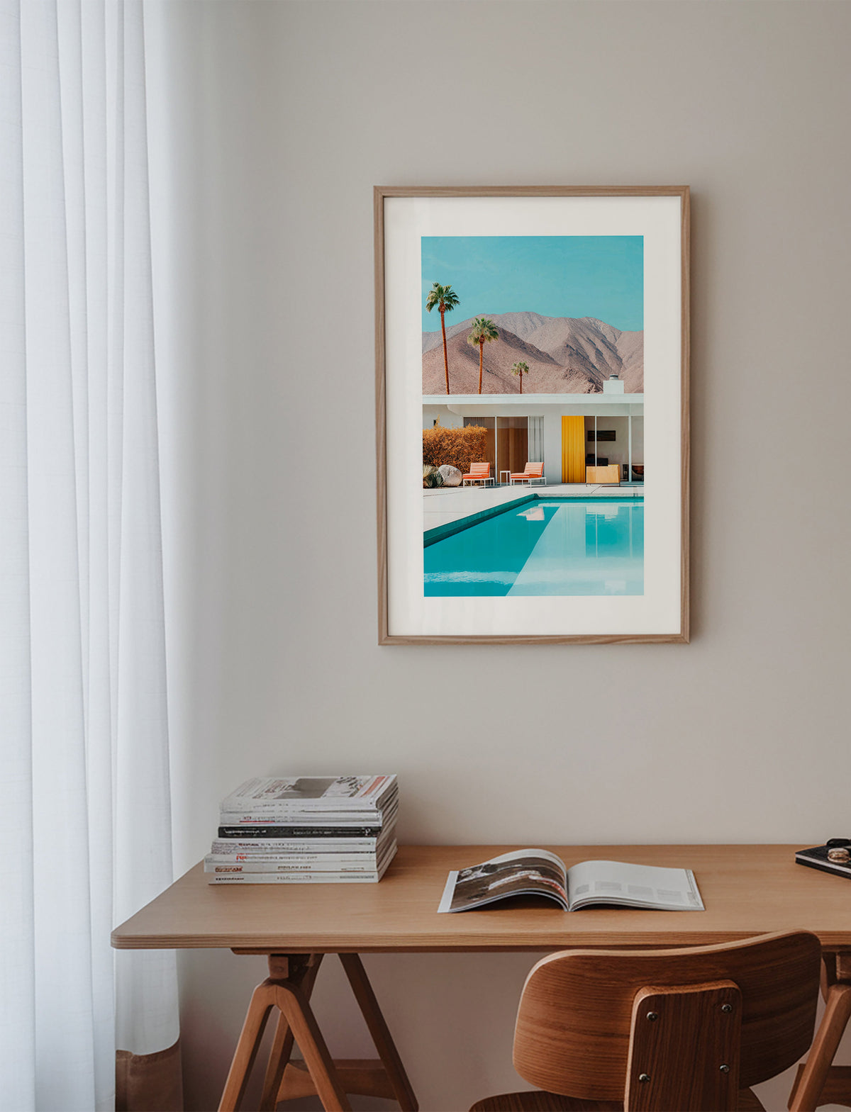Paisagem com piscina e palmeiras – Product3