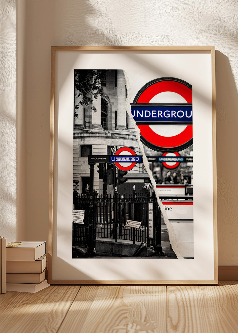 Arte para cidade com placa Underground de Londres – Product1