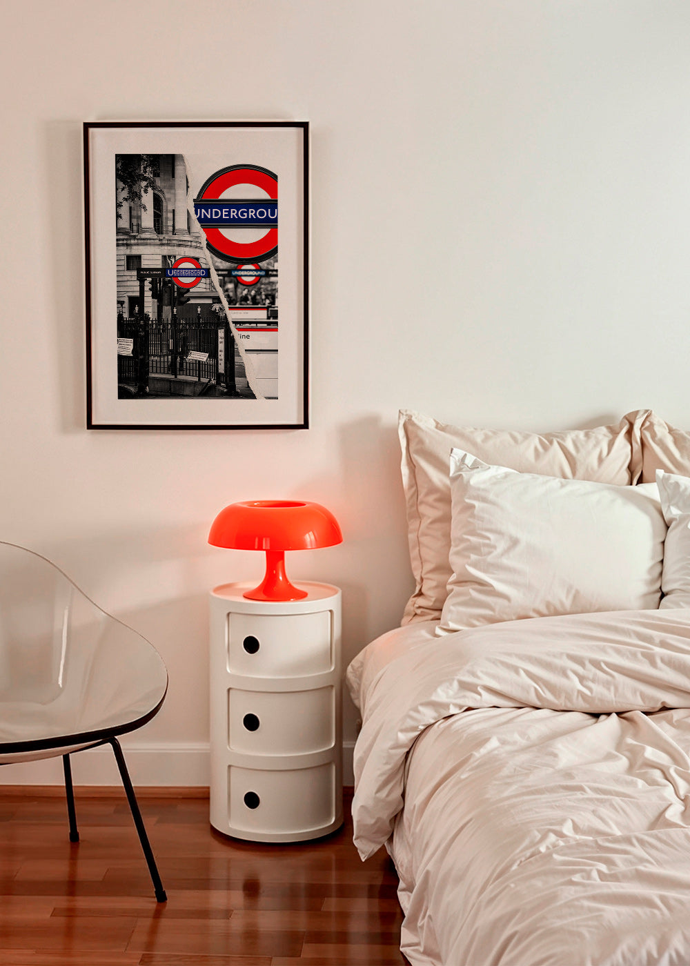 Arte para cidade com placa Underground de Londres – Product3