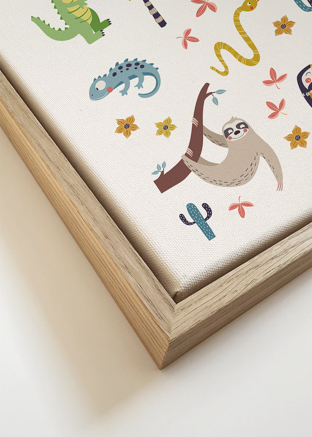 Ilustração infantil de animais sul-americanos