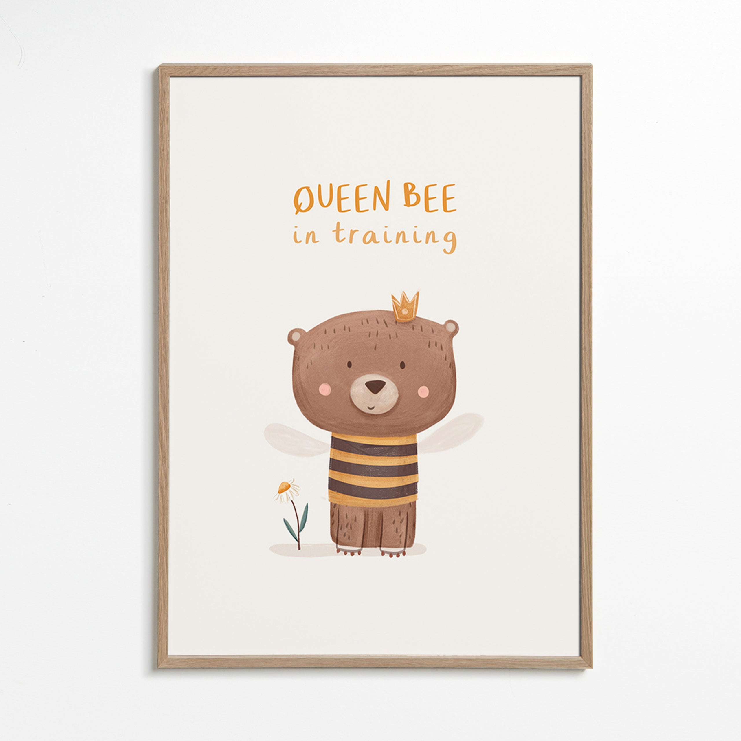 Estampa infantil urso abelha