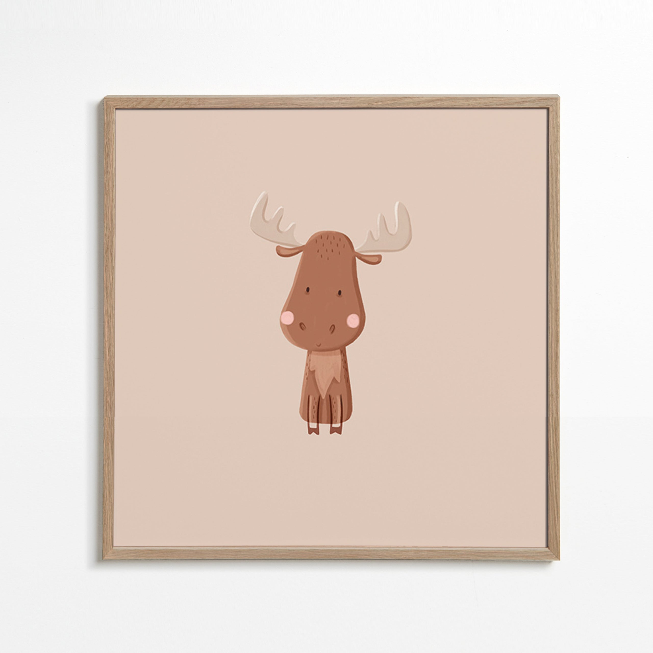 Ilustração minimalista de alce