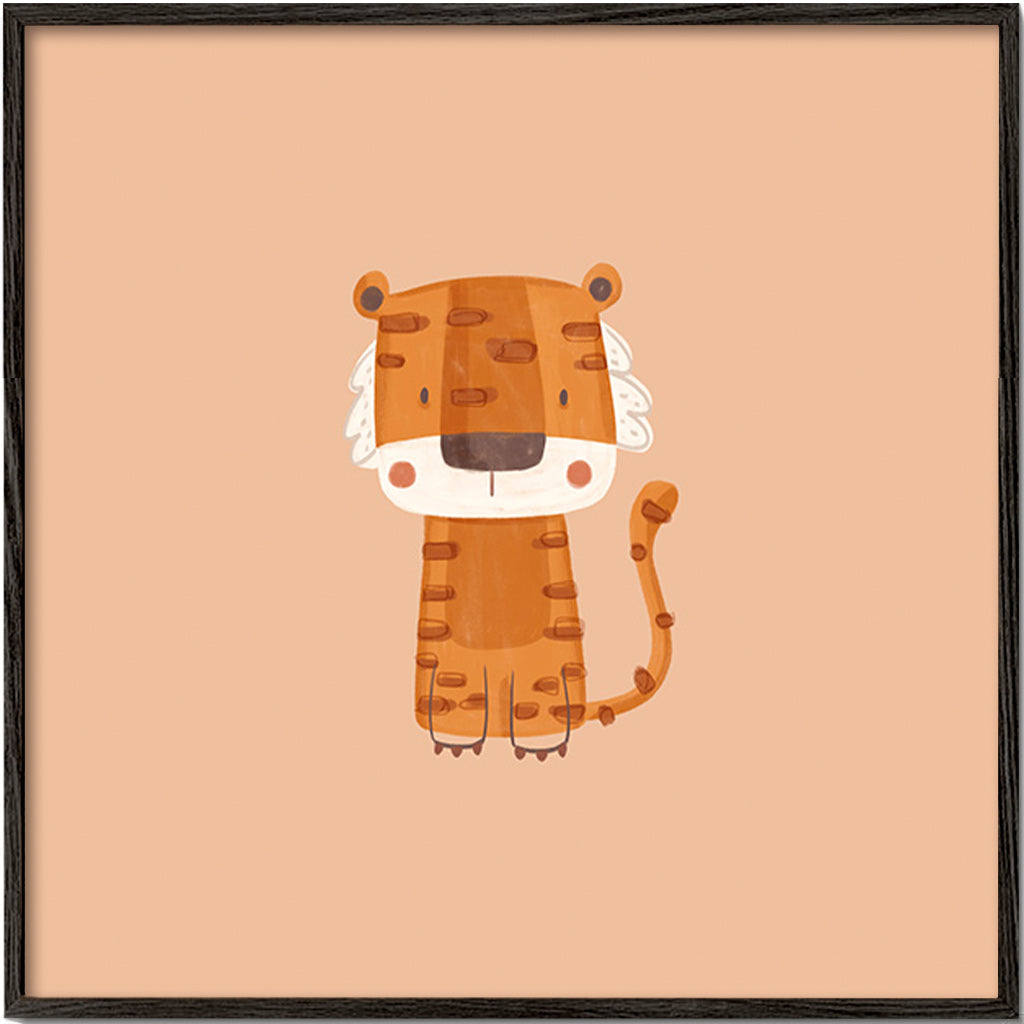 Tigre ilustração minimalista