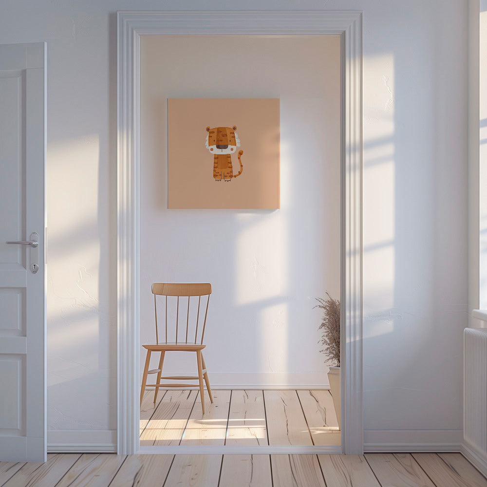 Tigre ilustração minimalista