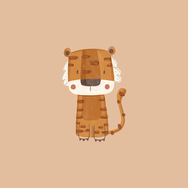 Tigre ilustração minimalista