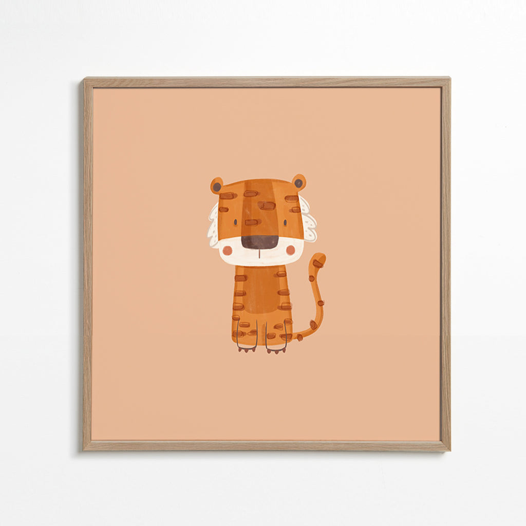Tigre ilustração minimalista