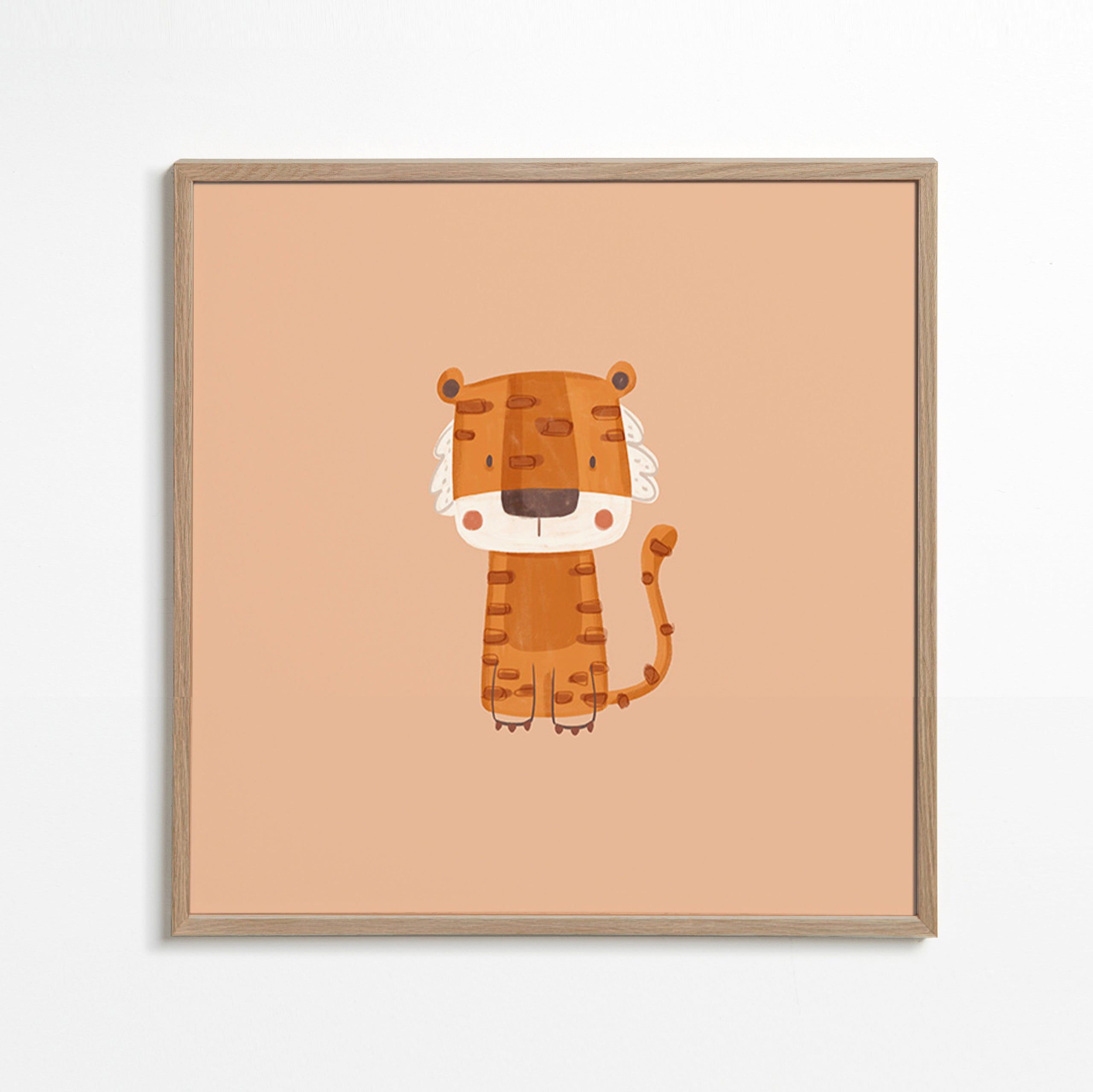 Tigre ilustração minimalista