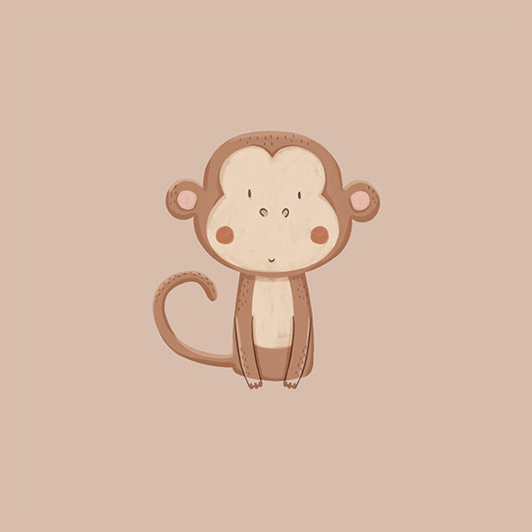 Quadro macaco minimalista