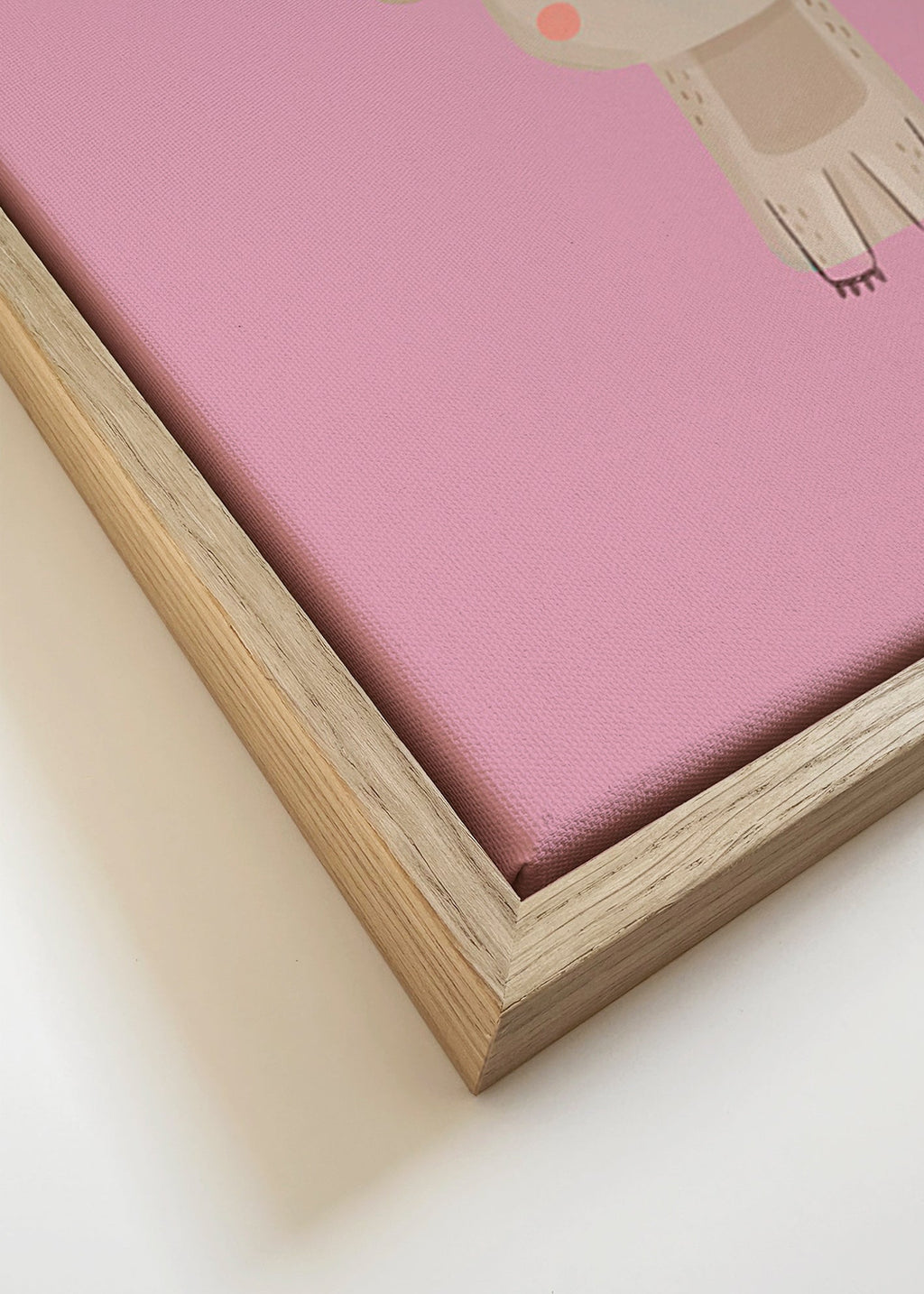 Lâmina infantil: coala rosa minimal