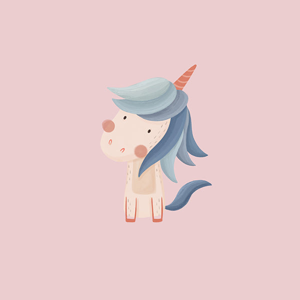 Lâmina infantil: unicórnio fofo