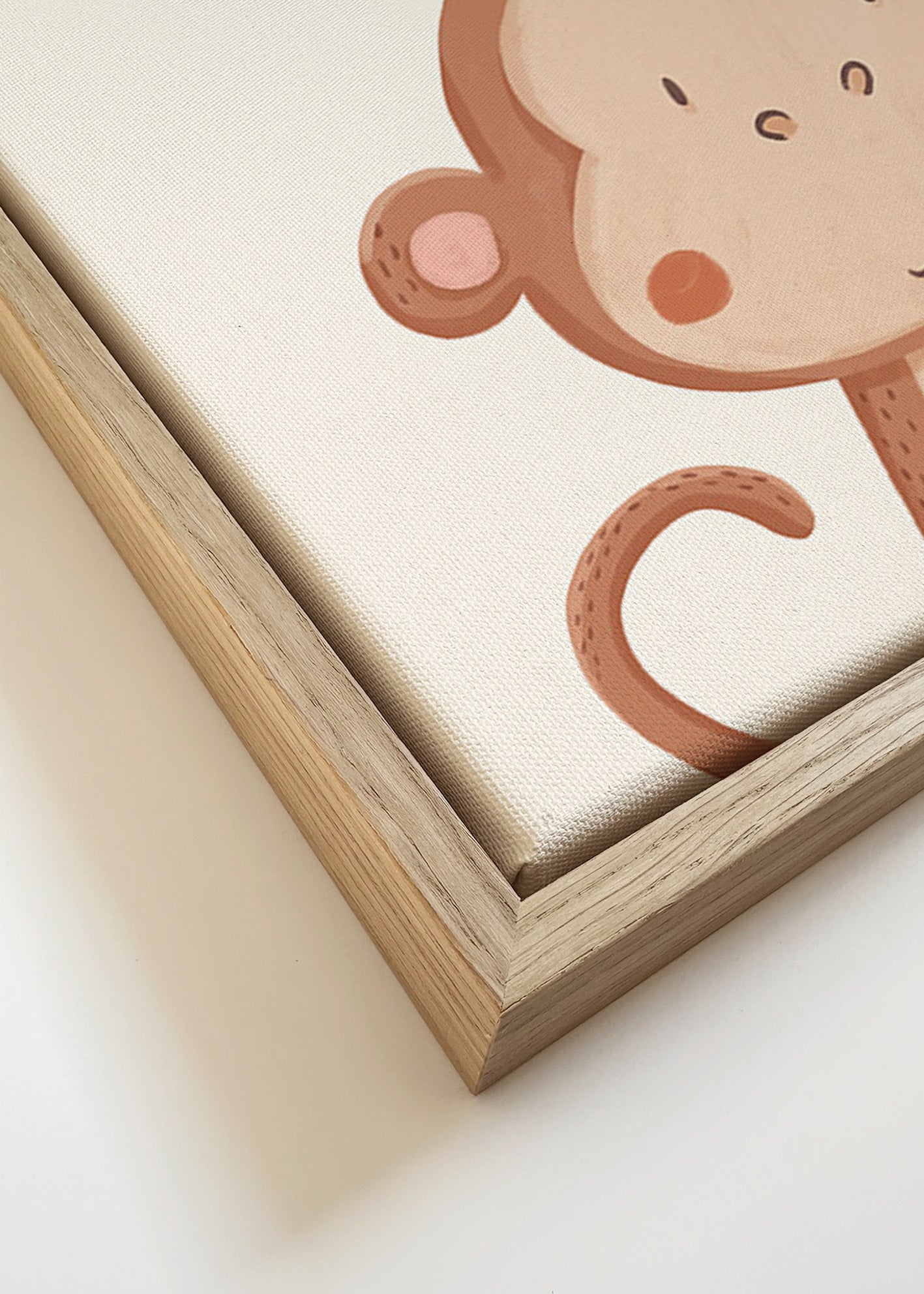 Lâmina infantil macaco sorridente
