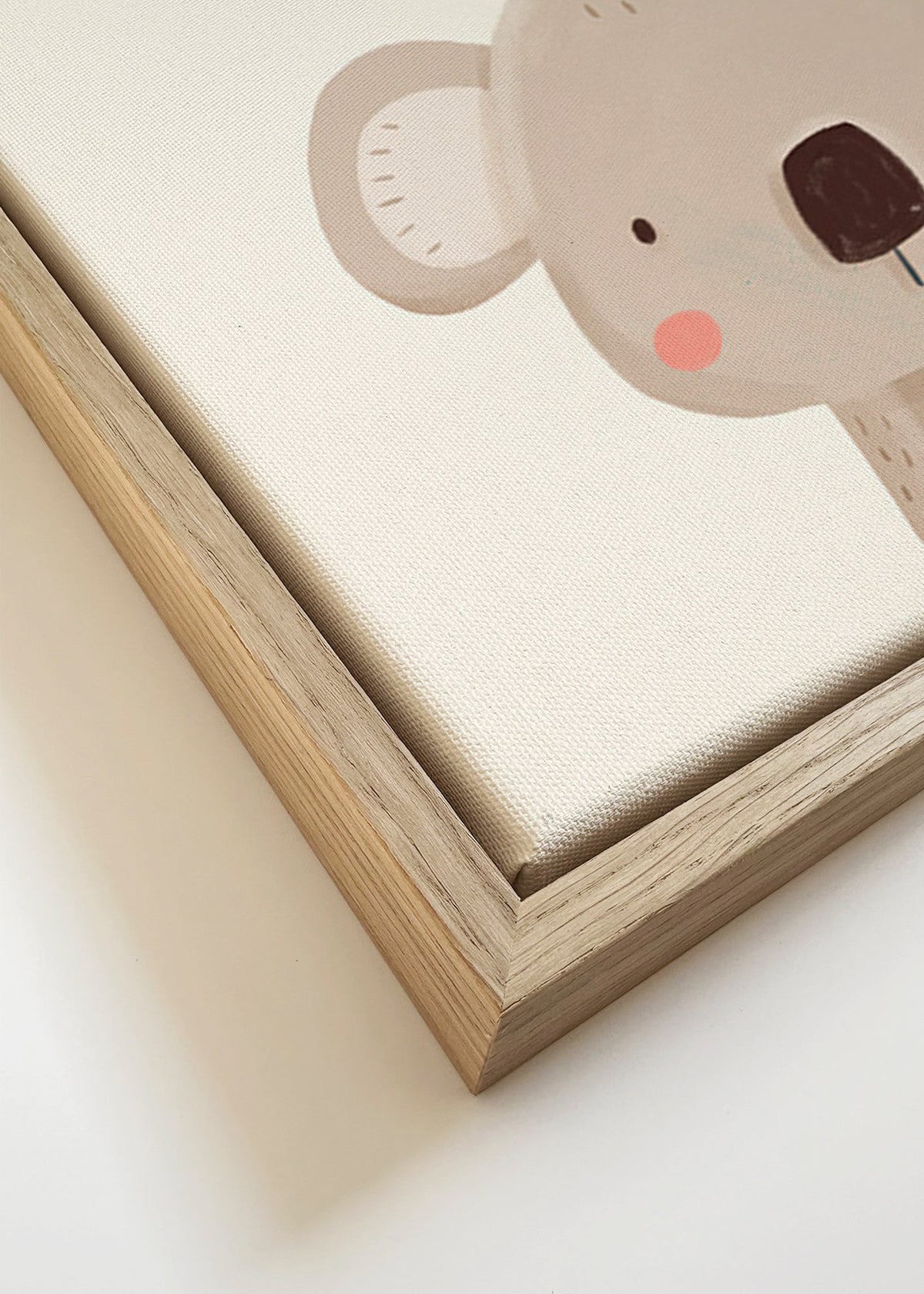 Quadro infantil koala fofo