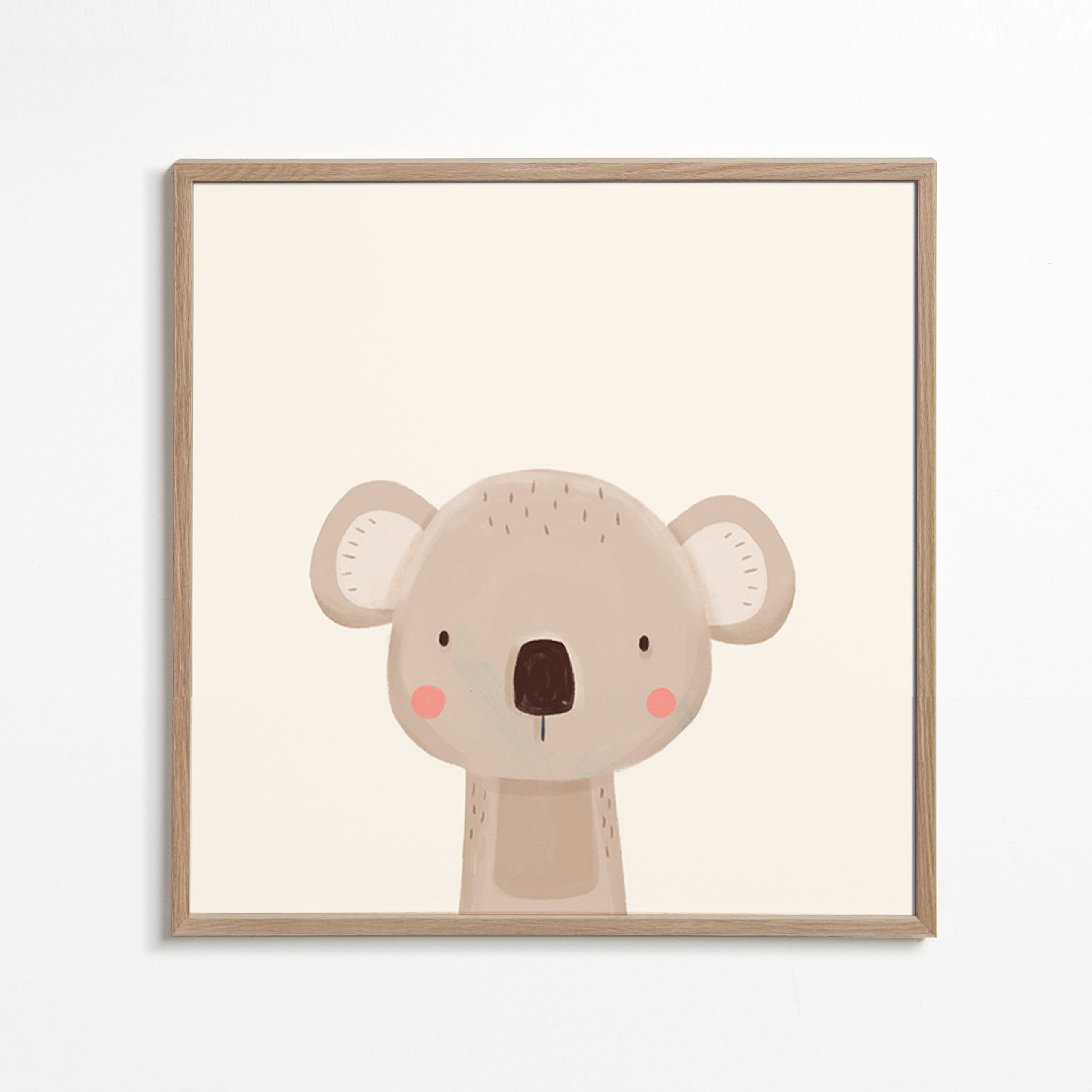 Quadro infantil koala fofo