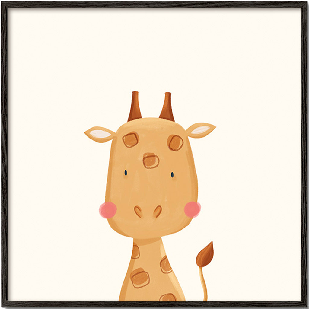 Lámina infantil: girafa doce