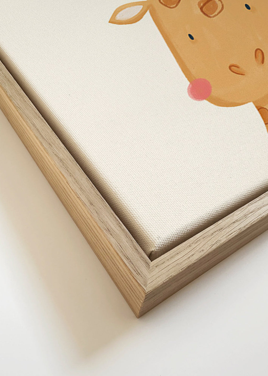 Lámina infantil: girafa doce