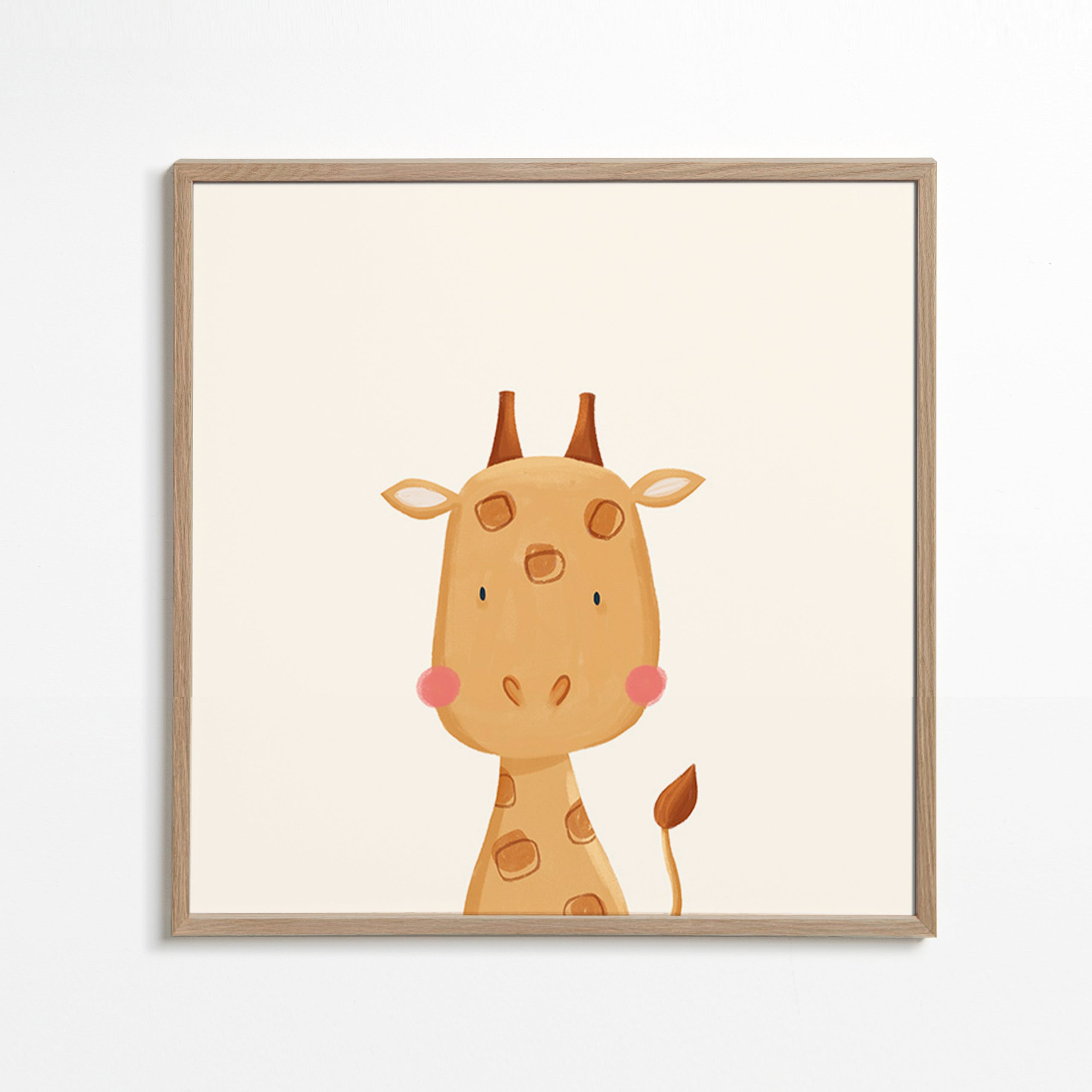 Lámina infantil: girafa doce