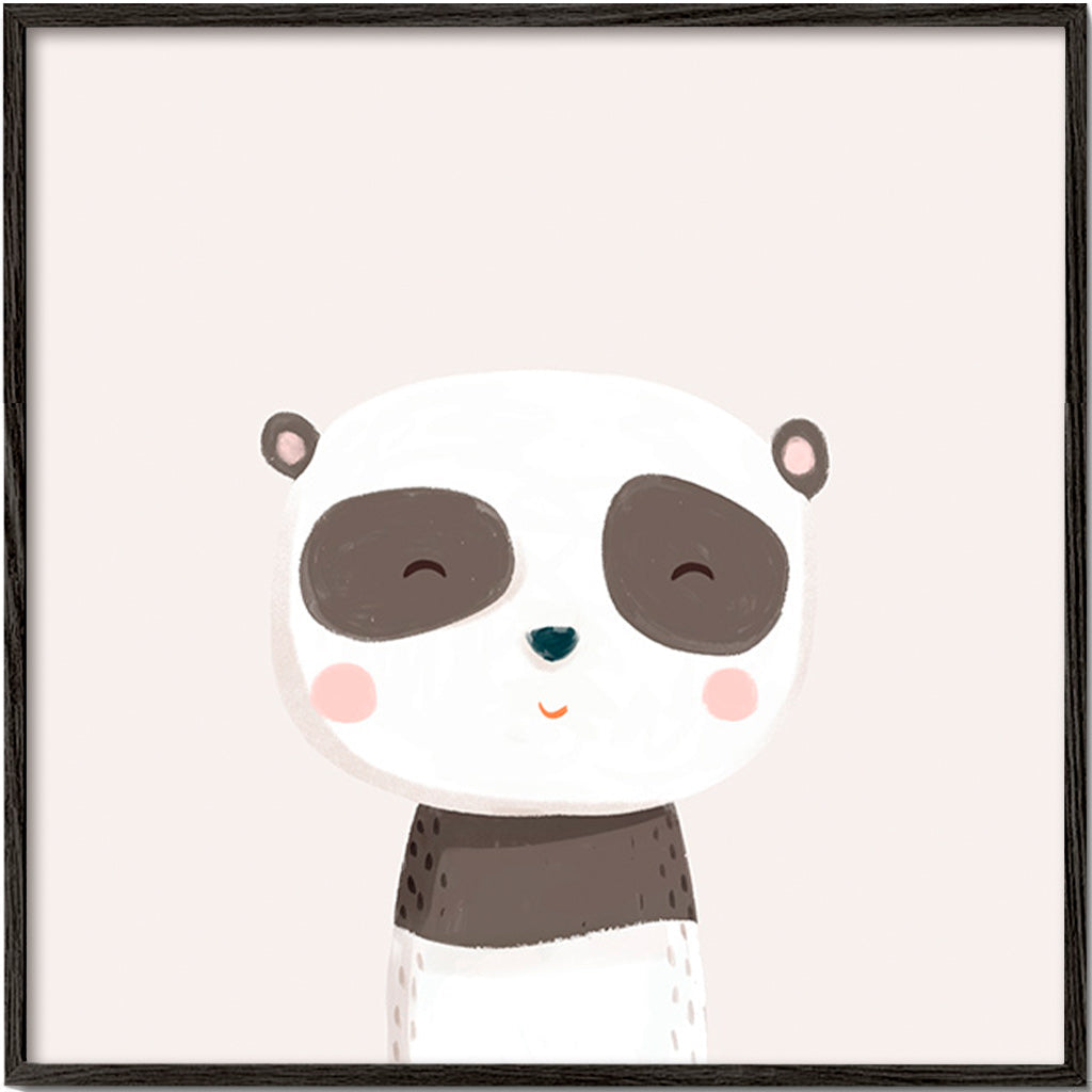 Lâmina infantil panda doce ilustrada