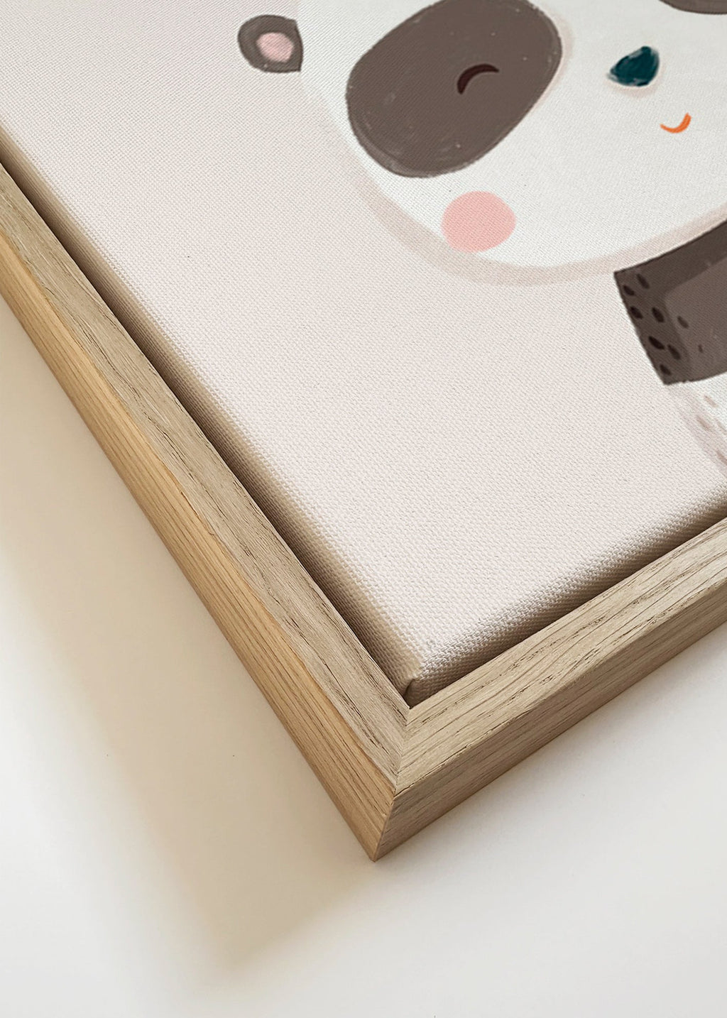 Lâmina infantil panda doce ilustrada