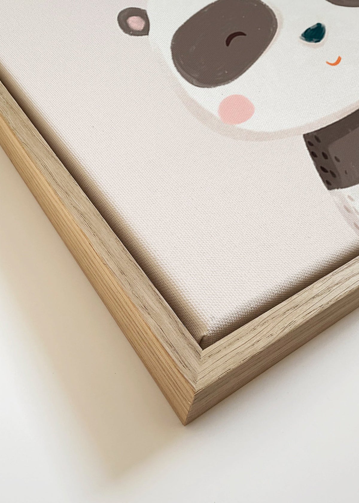 Lâmina infantil panda doce ilustrada
