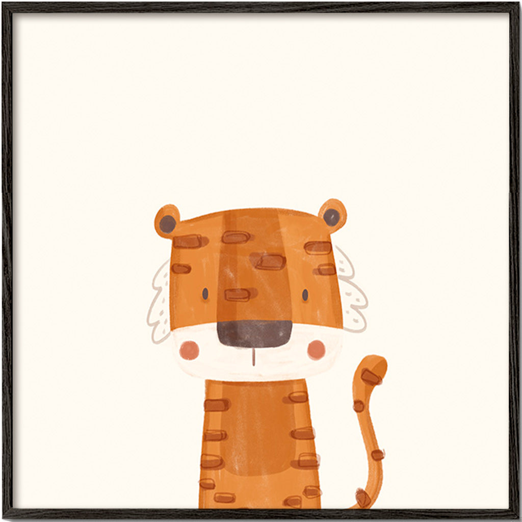 Lamina infantil: tigre simpático