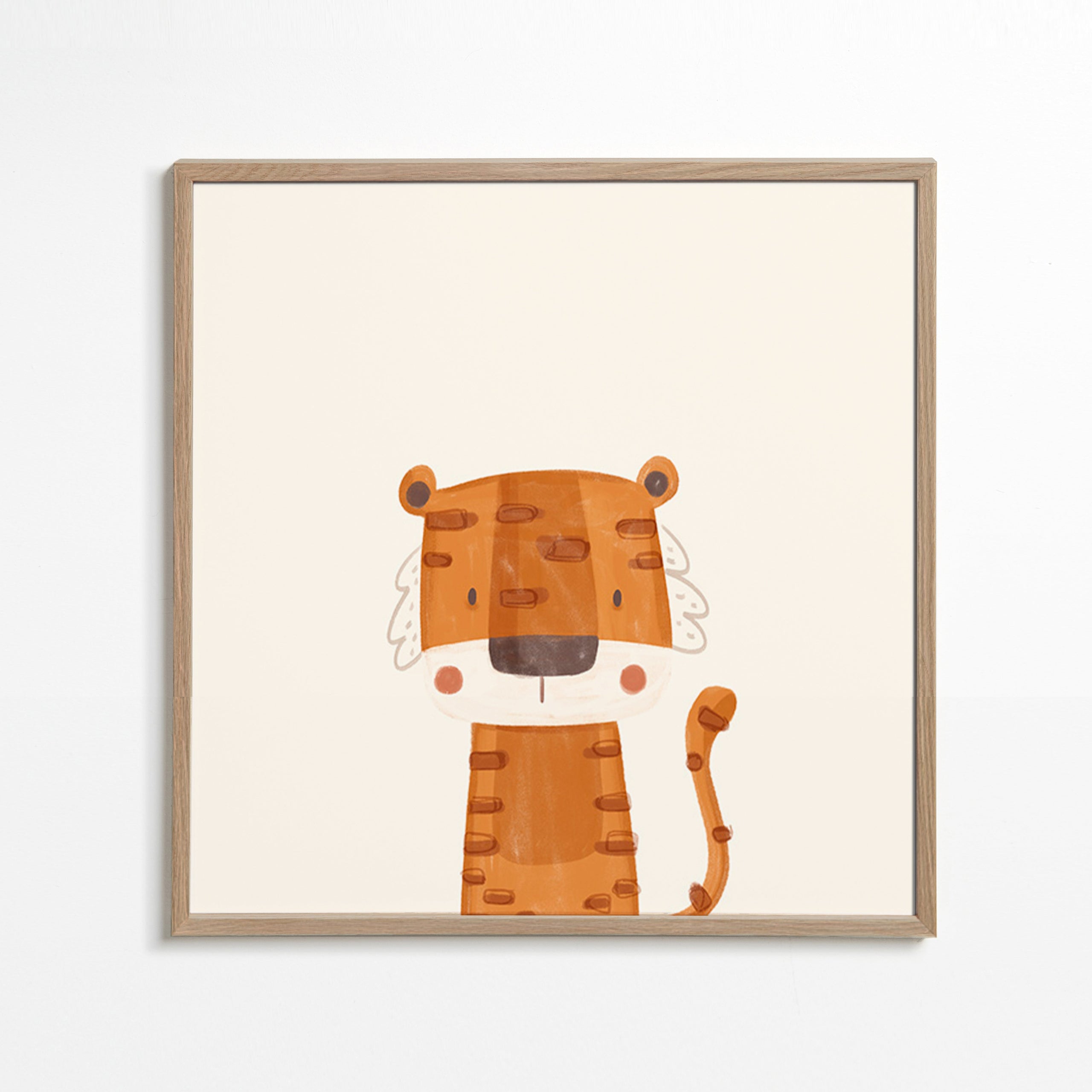 Lamina infantil: tigre simpático