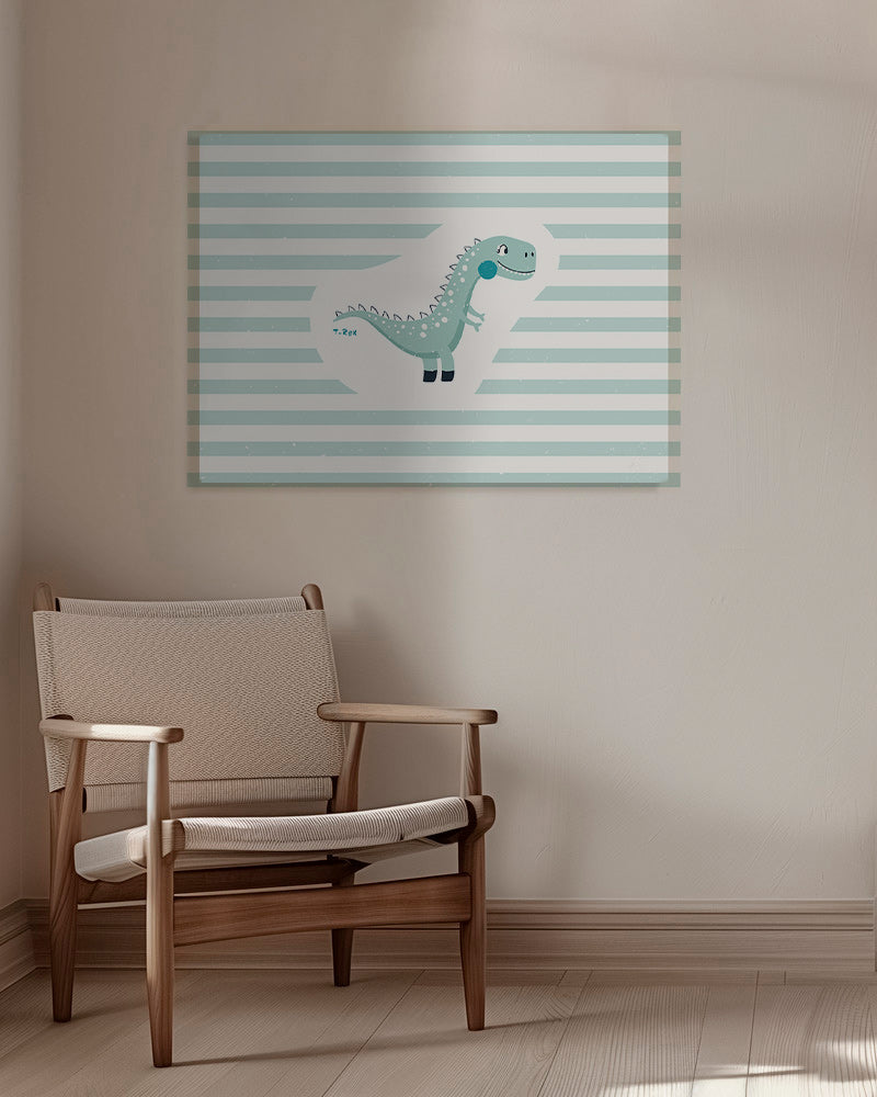 Estampa infantil T-Rex engraçada