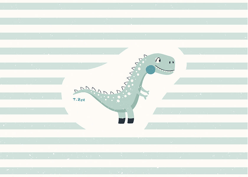 Estampa infantil T-Rex engraçada