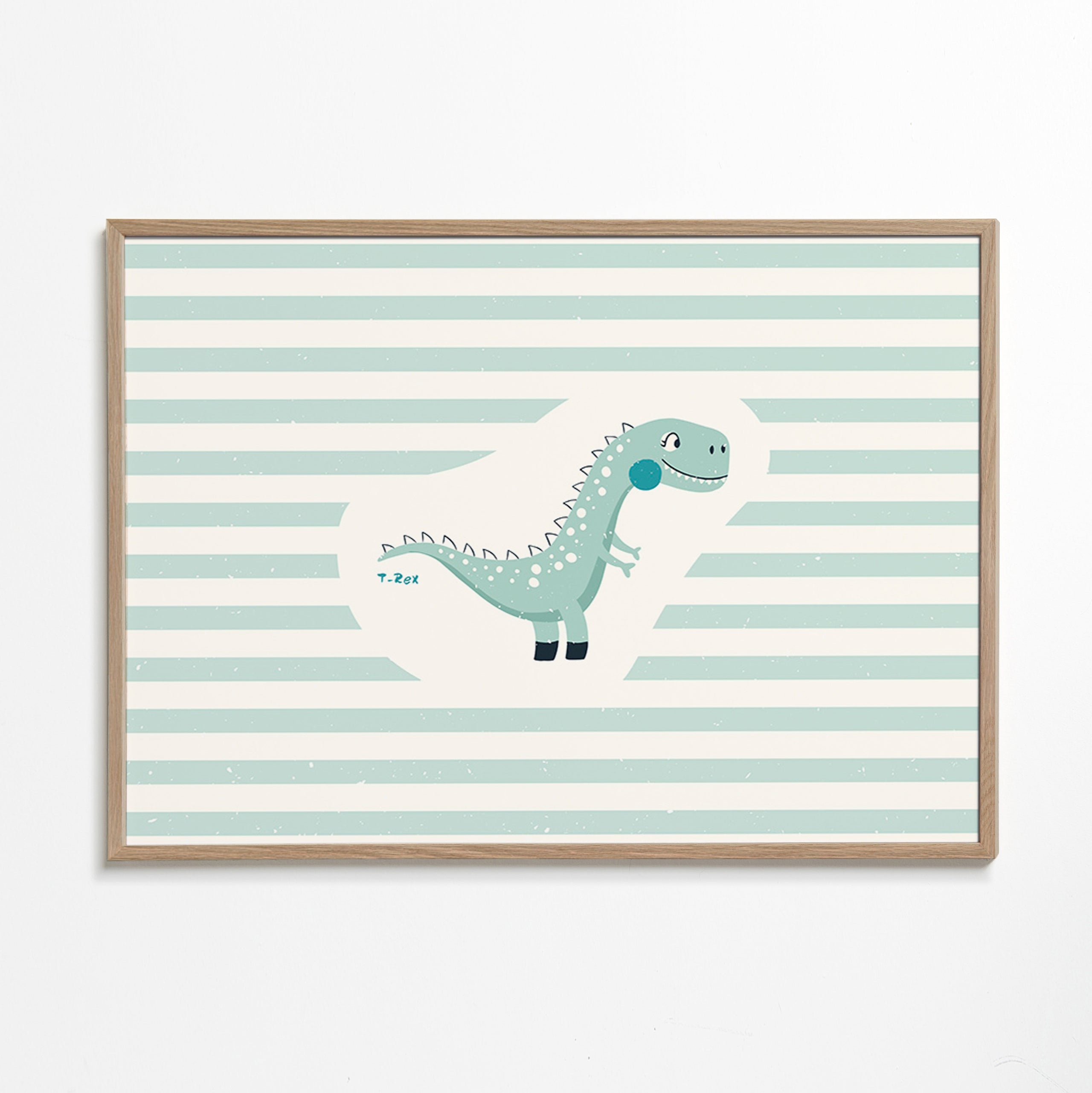 Estampa infantil T-Rex engraçada