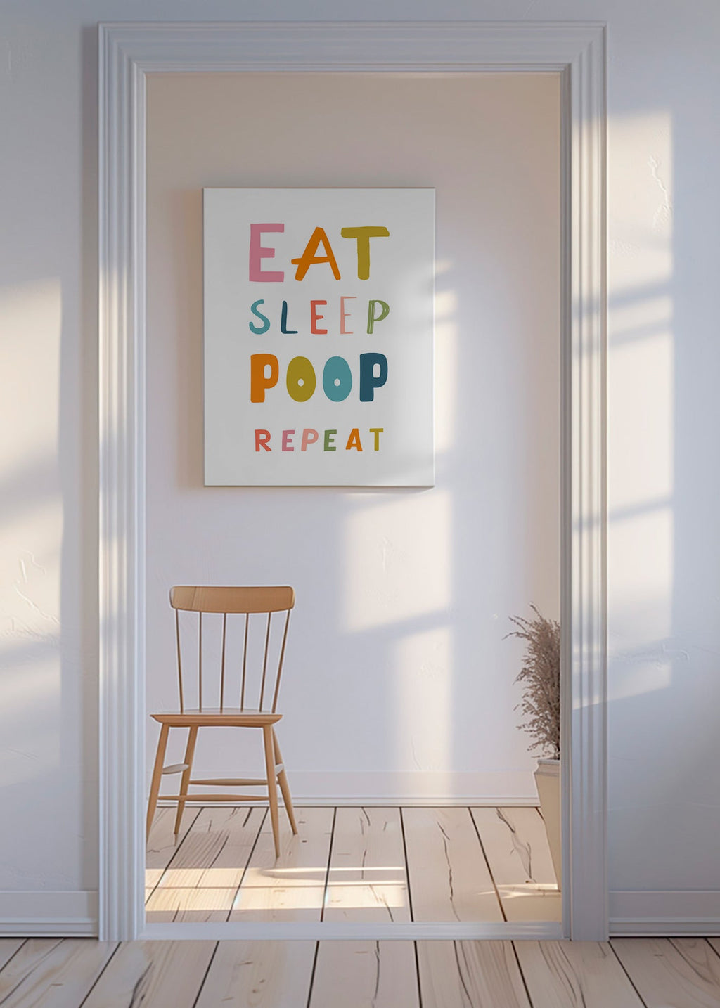 Estampa tipográfica infantil divertida