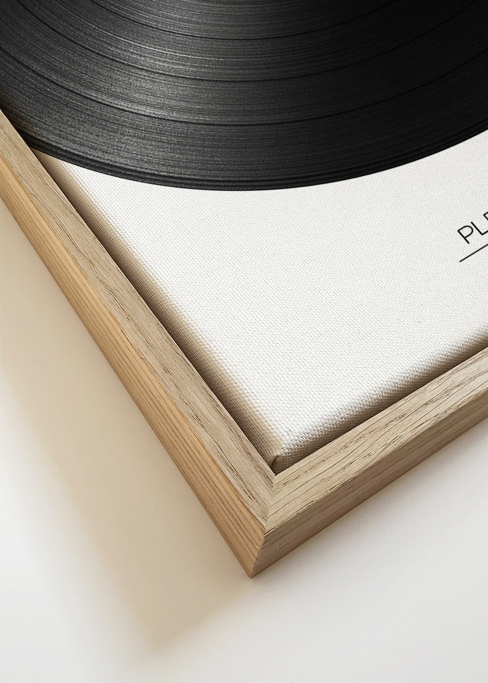 Fotografia de vinil com tipografia