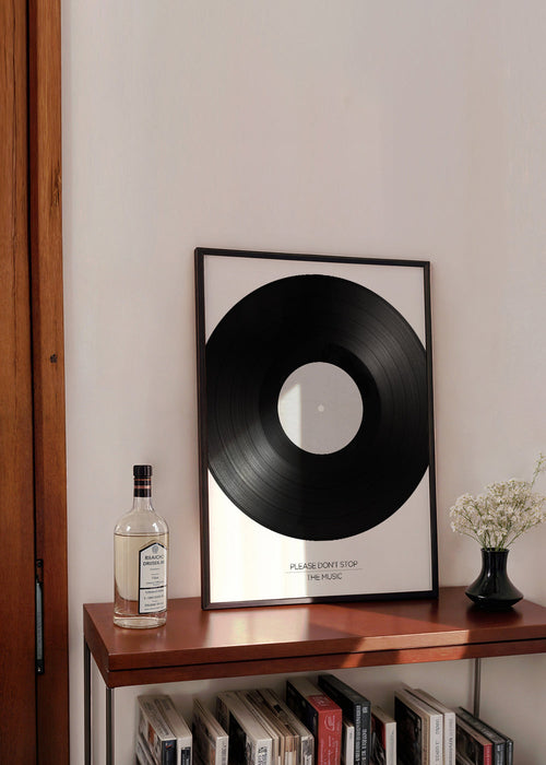 Fotografia de vinil com tipografia