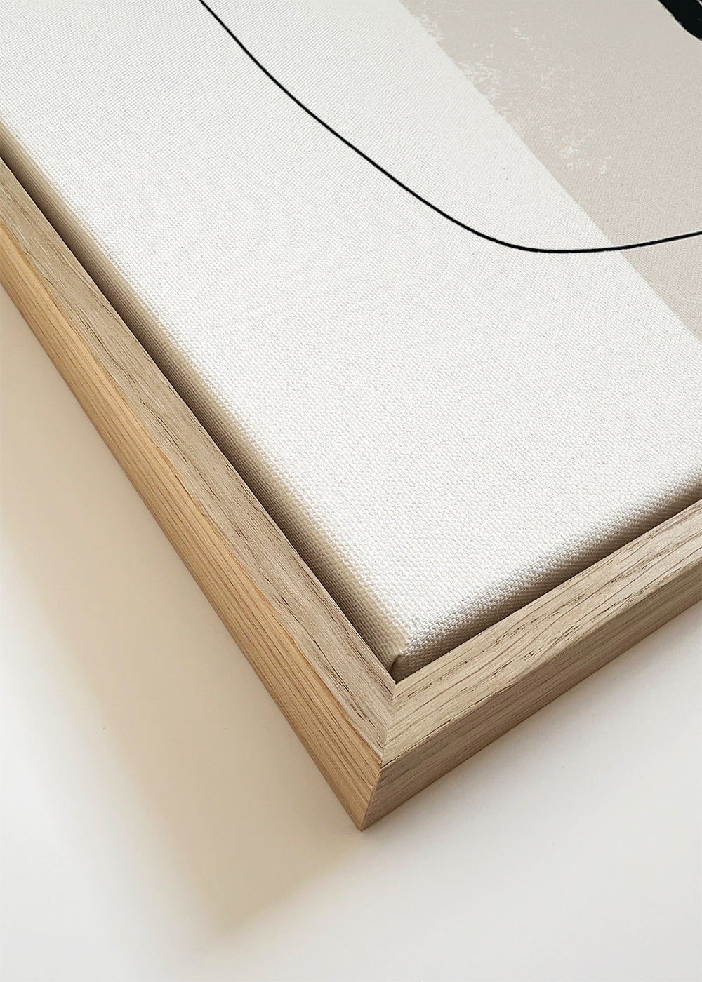 Arte minimalista com traço orgânico
