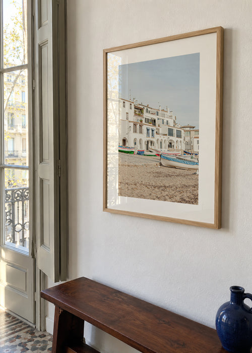 Costa Brava II - Framed poster in an interior