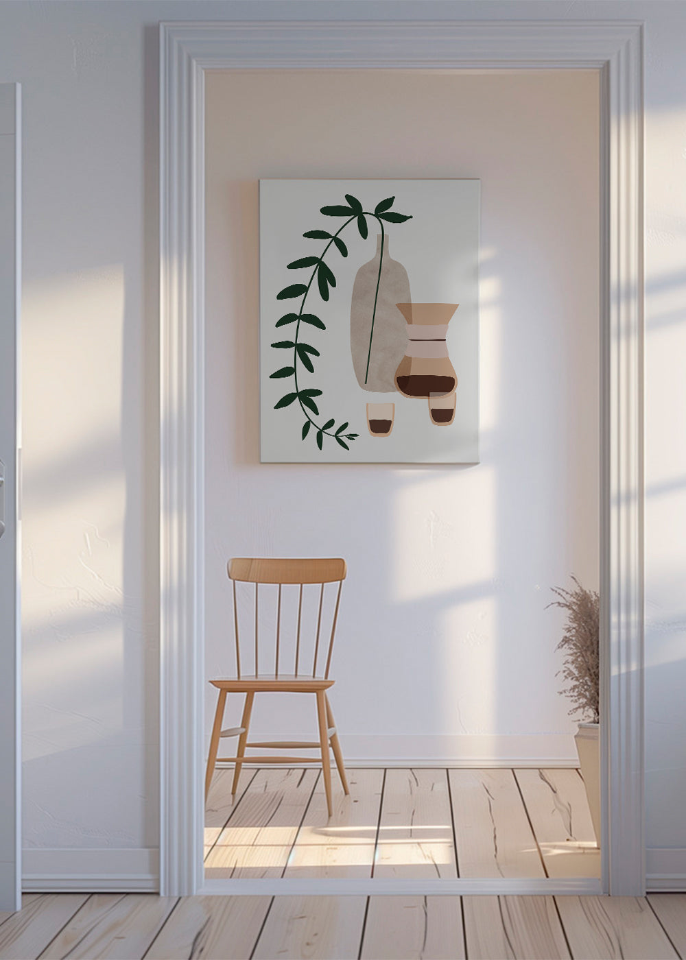 Boho coffee for two