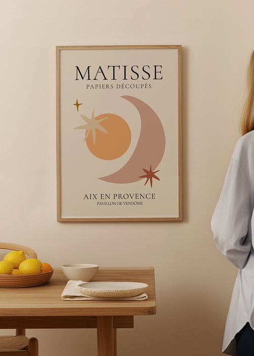 Ilustração Matisse papiers découpés tons pastel