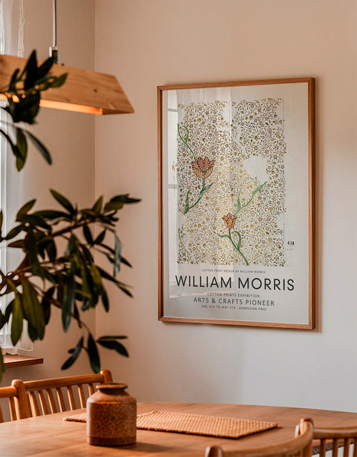 Estampa botânica William Morris padrão floral