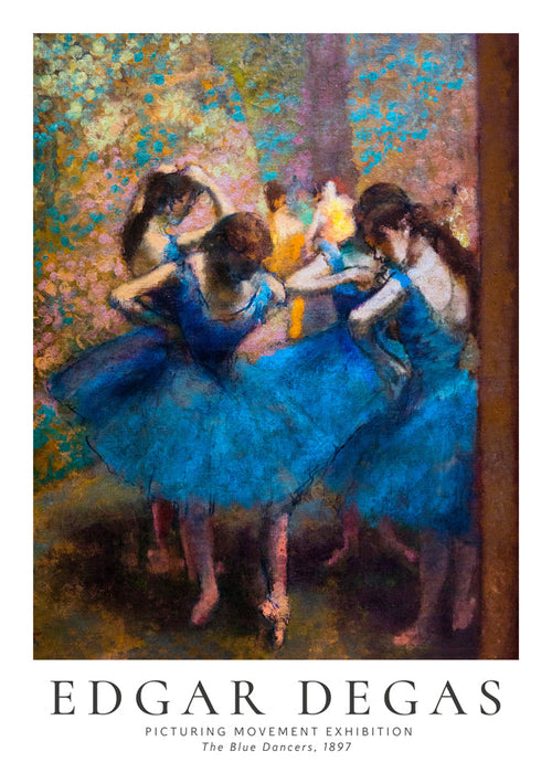 Ilustração de bailarinas de tutu azul