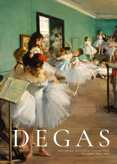 Arte vintage Bailarinas em estúdio verde