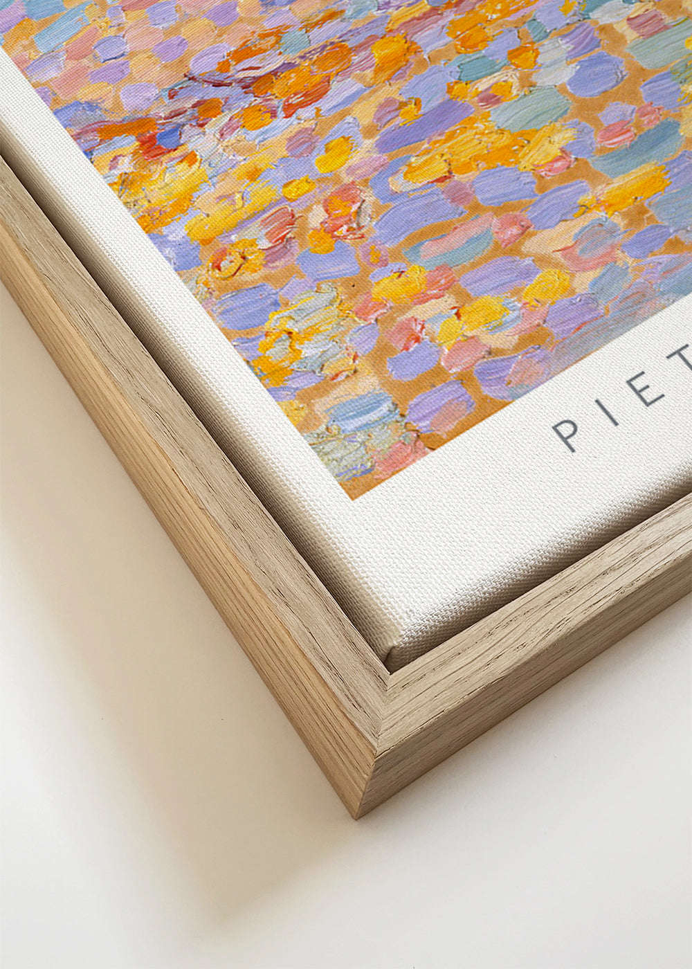 Quadro de paisagem com dunas e mar