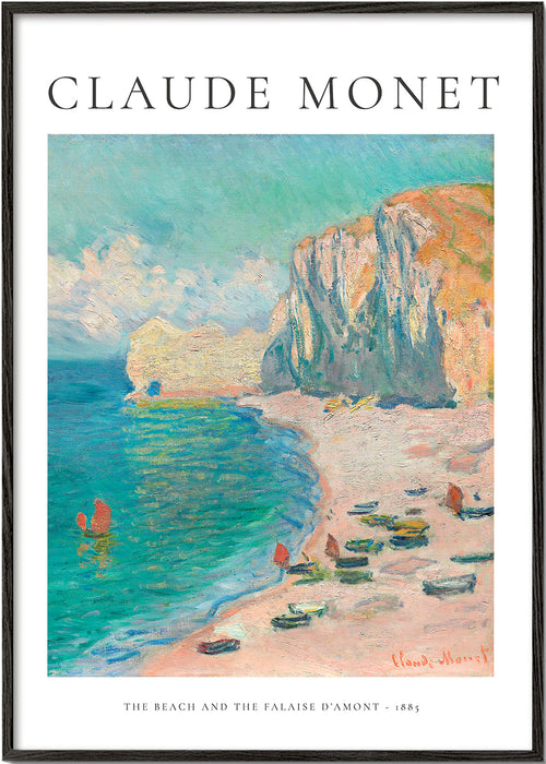 Arte paisagística: Praia e falésia impressionista