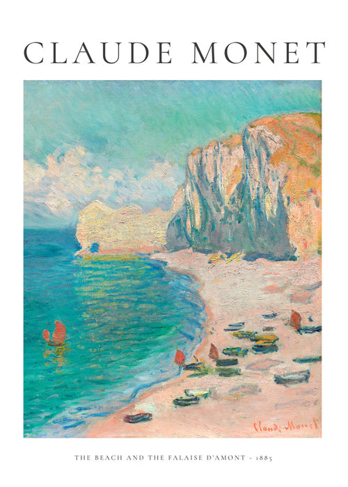 Arte paisagística: Praia e falésia impressionista