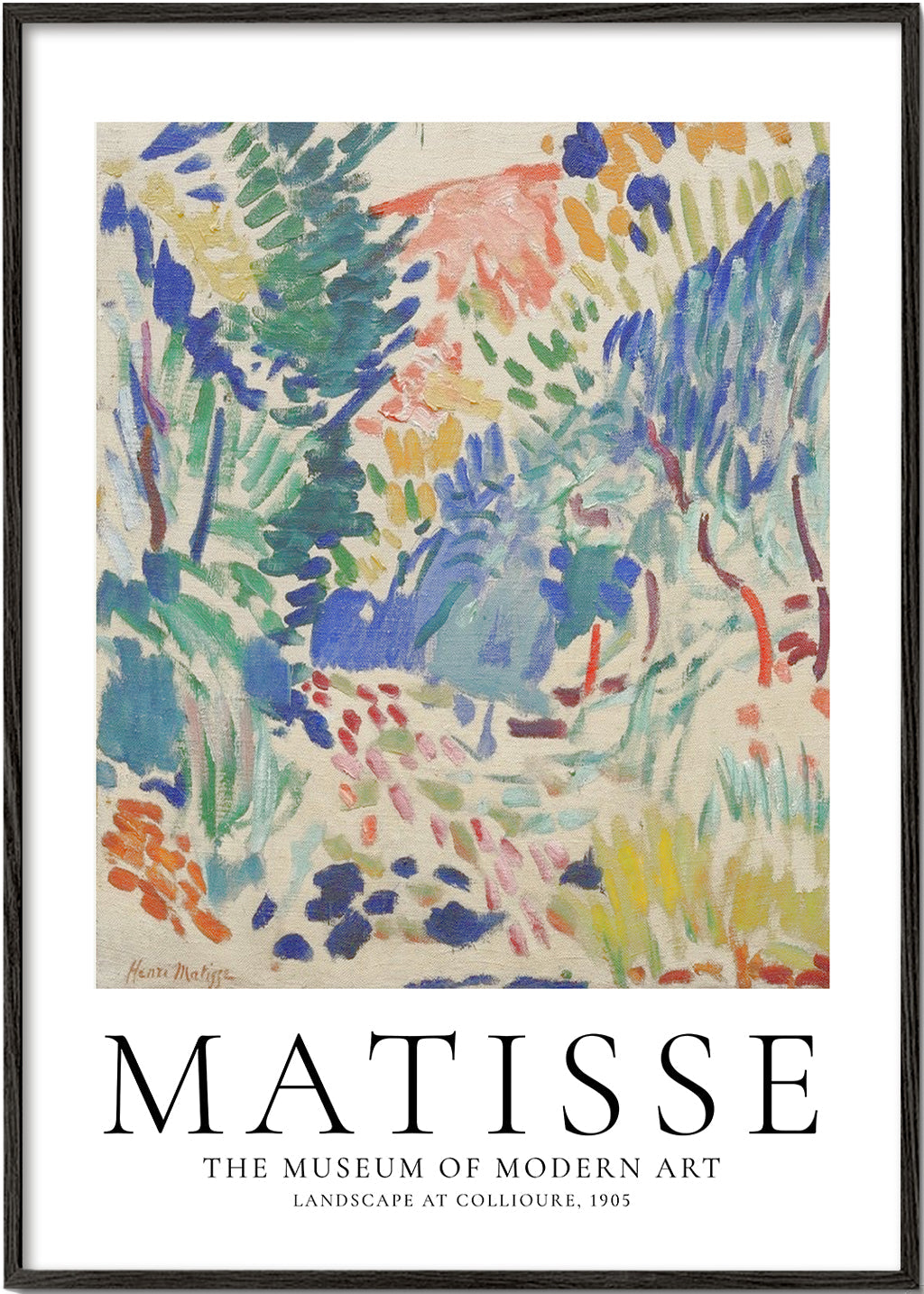 Quadro de paisagem Matisse Collioure 1905