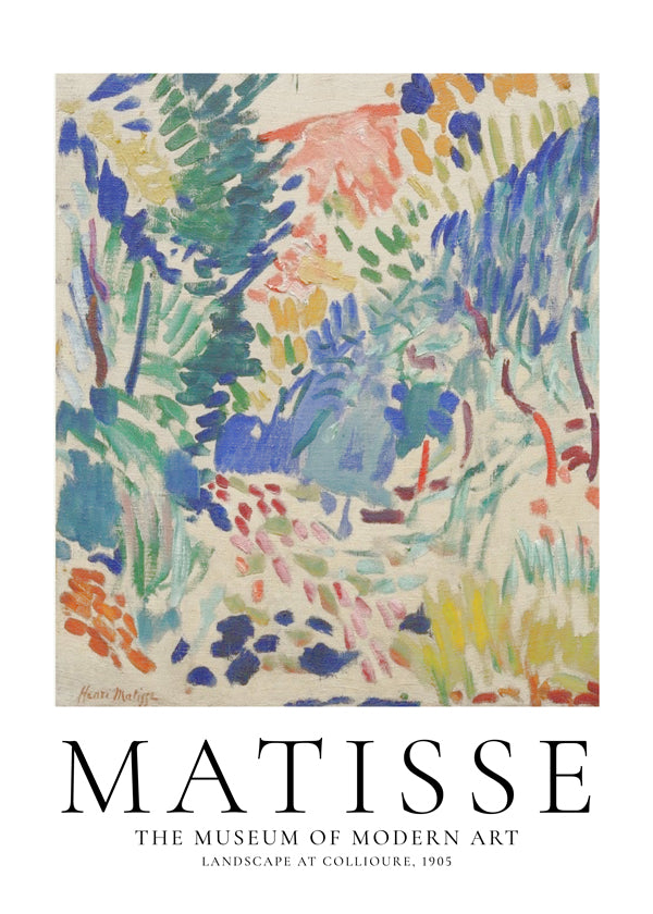 Quadro de paisagem Matisse Collioure 1905