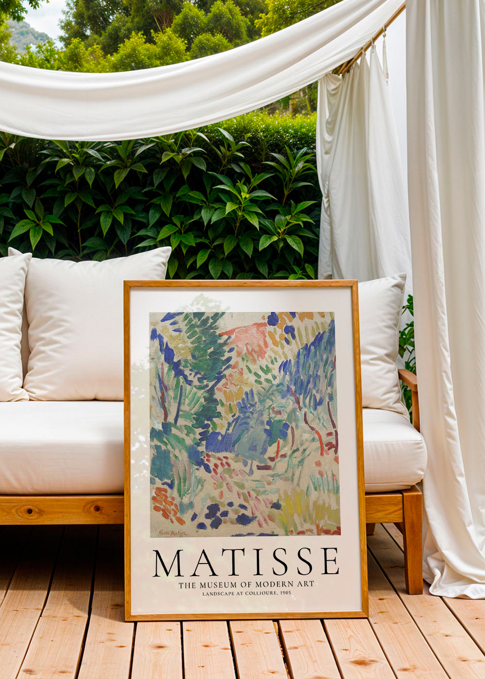 Quadro de paisagem Matisse Collioure 1905